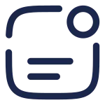 Notification Unread Lines SVG Icon